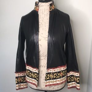 Luxury Butter leather Jacket elegant